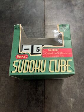 Mensa's Sudoku Cube